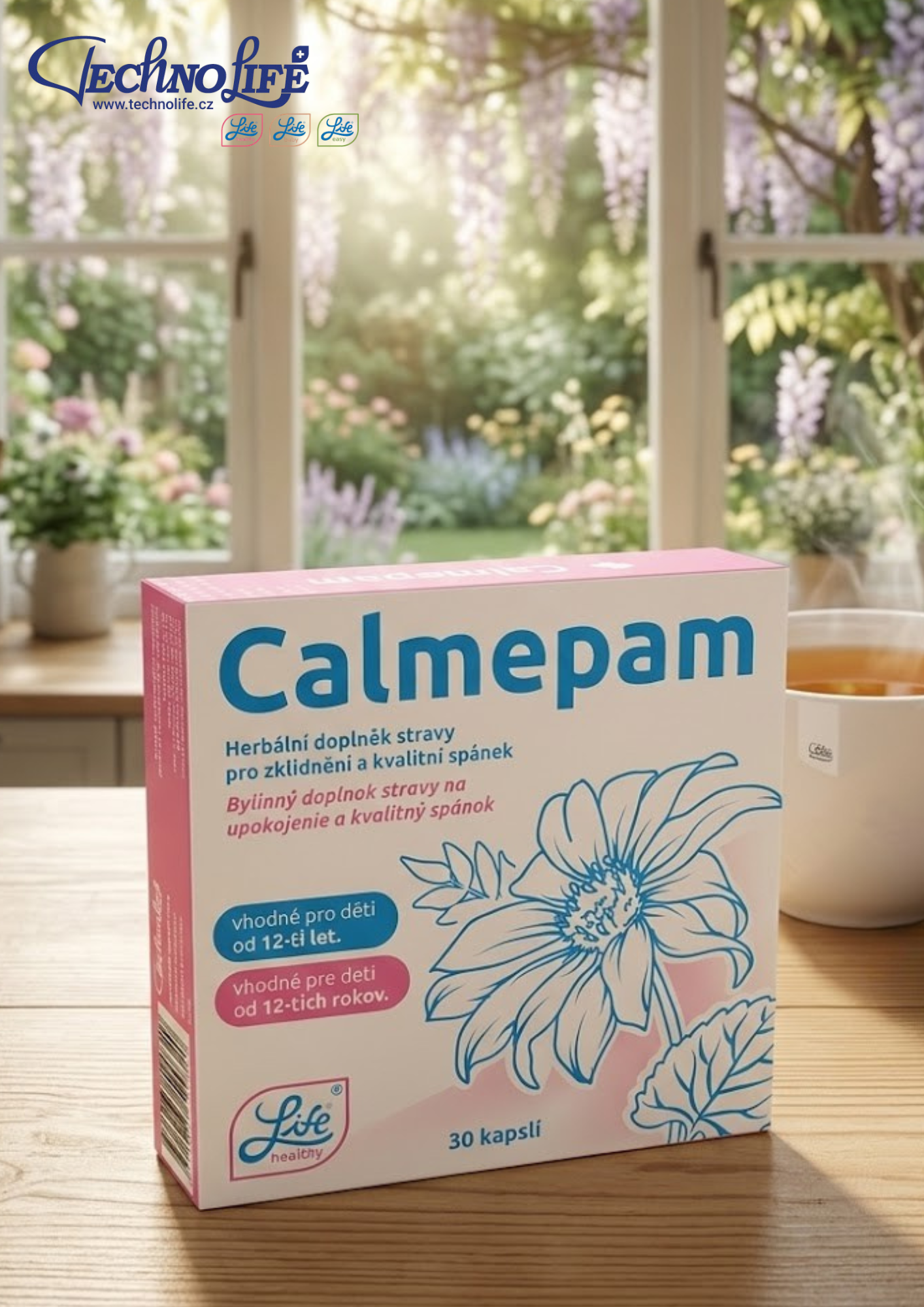 Calmepam – produktový podklad Techno Life