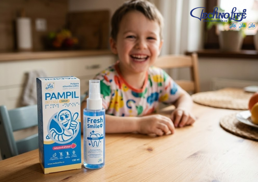 Pampil Intense: Praktická forma s uvedeným obsahem extraktů